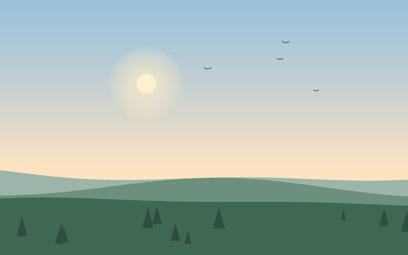 Landschaftsillustration