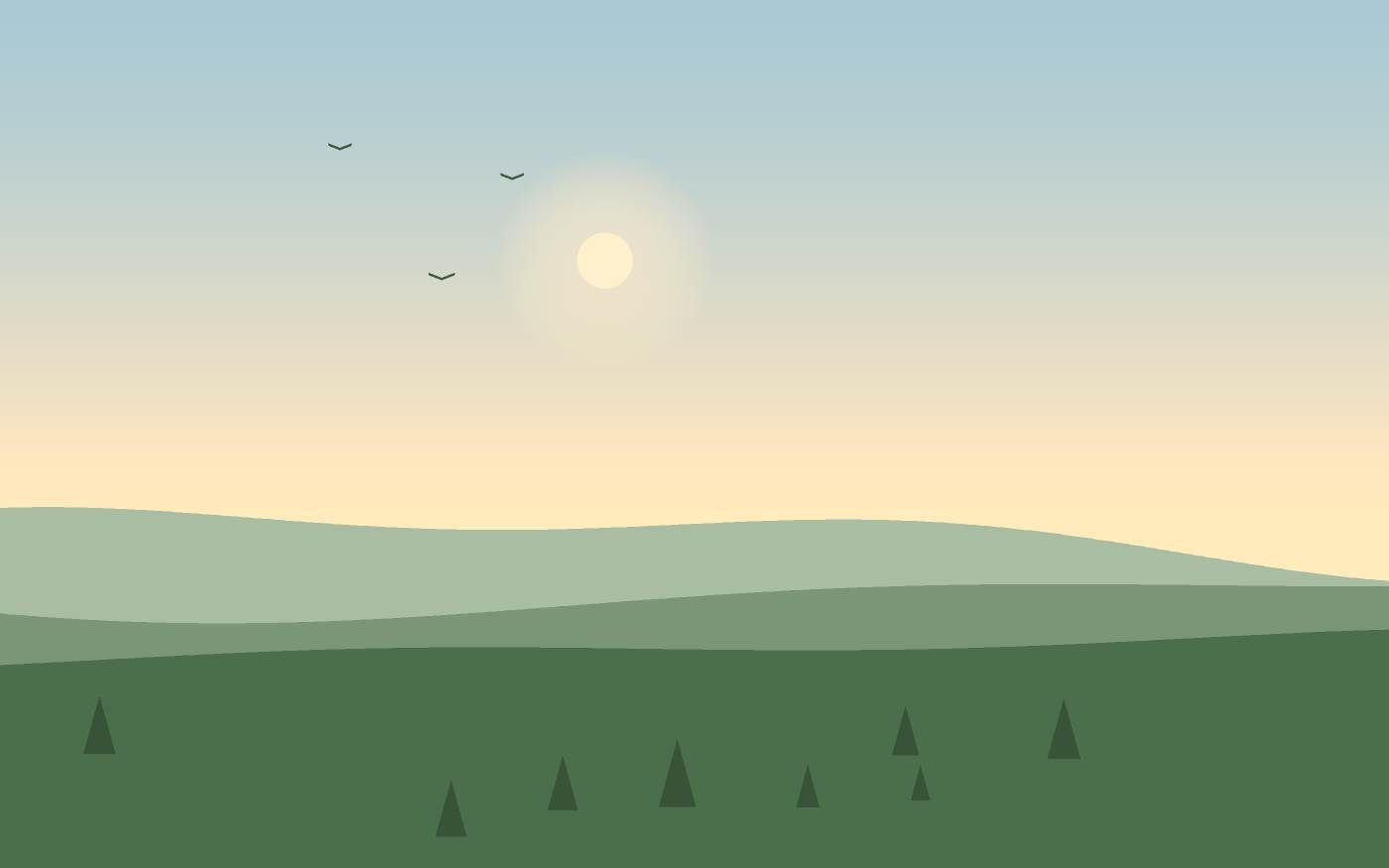 Landschapsillustratie