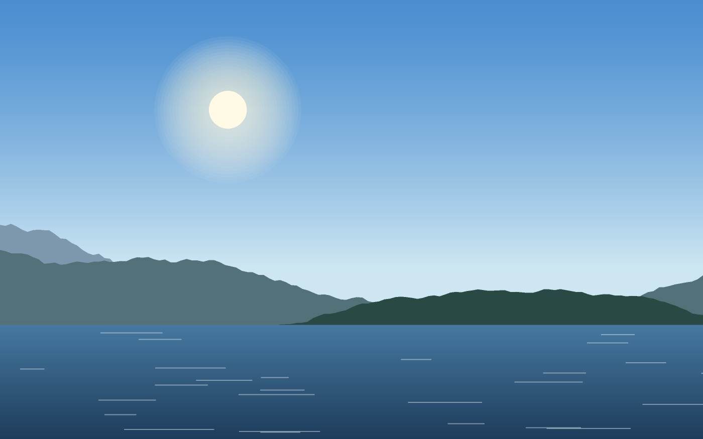 Landschapsillustratie
