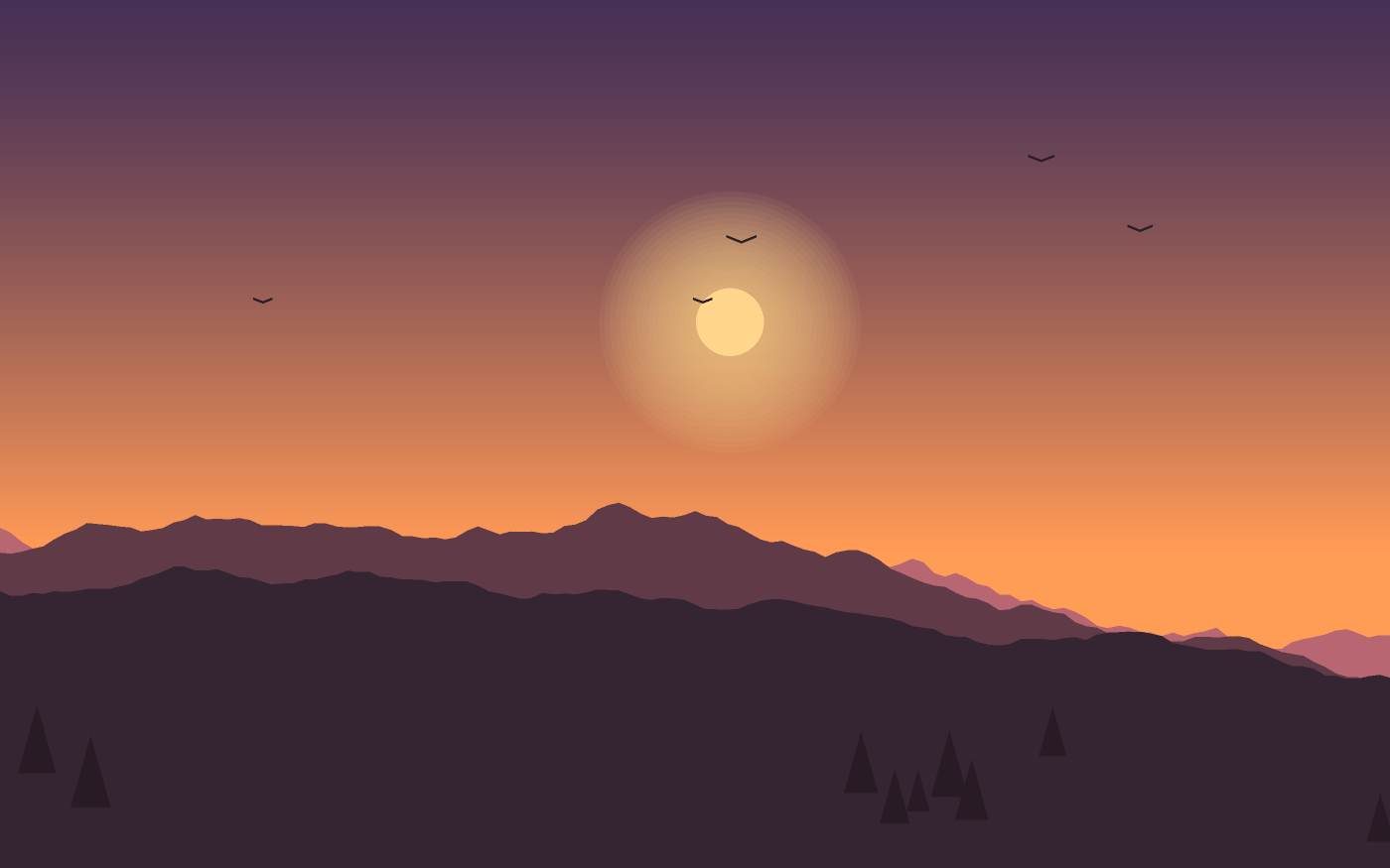 Landschaftsillustration