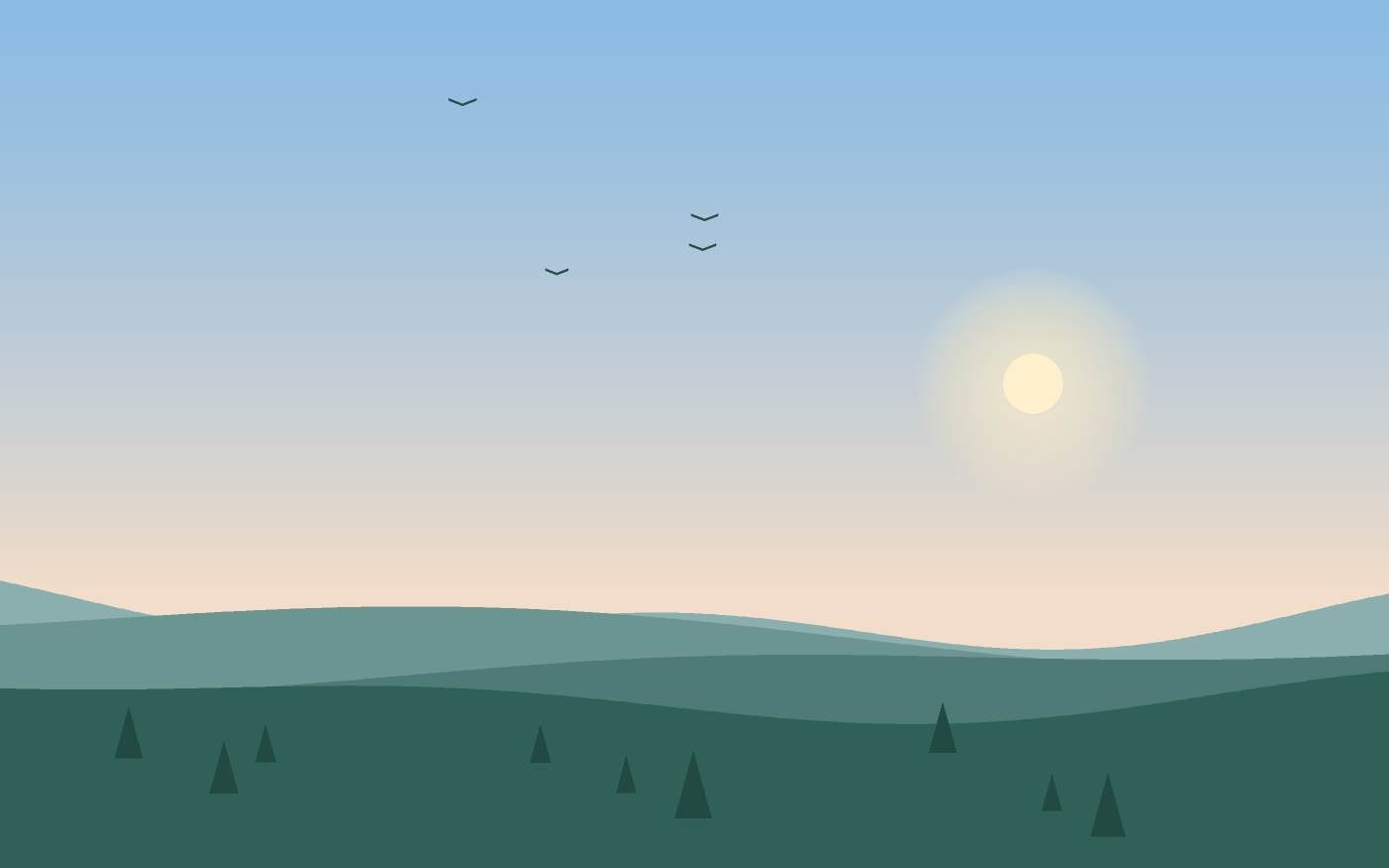 Landschaftsillustration