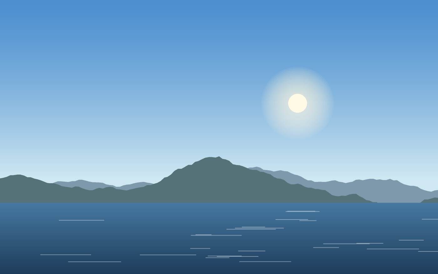 Landschaftsillustration