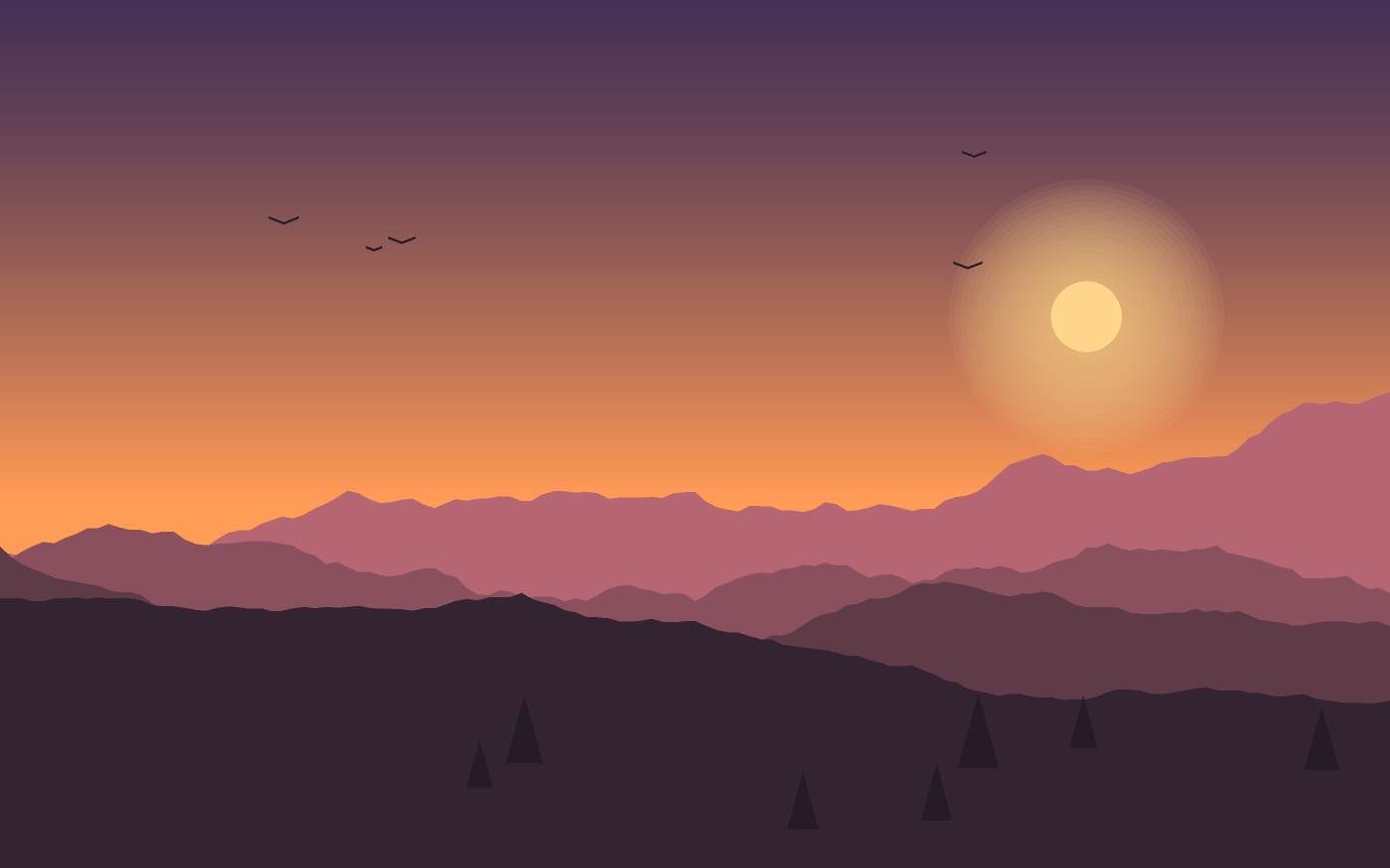 Landskabsillustration