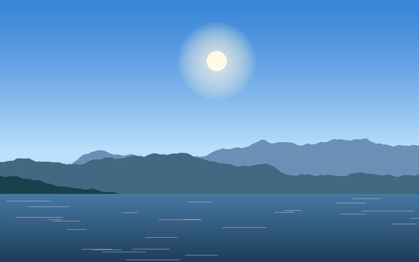 Ilustración de un paisaje