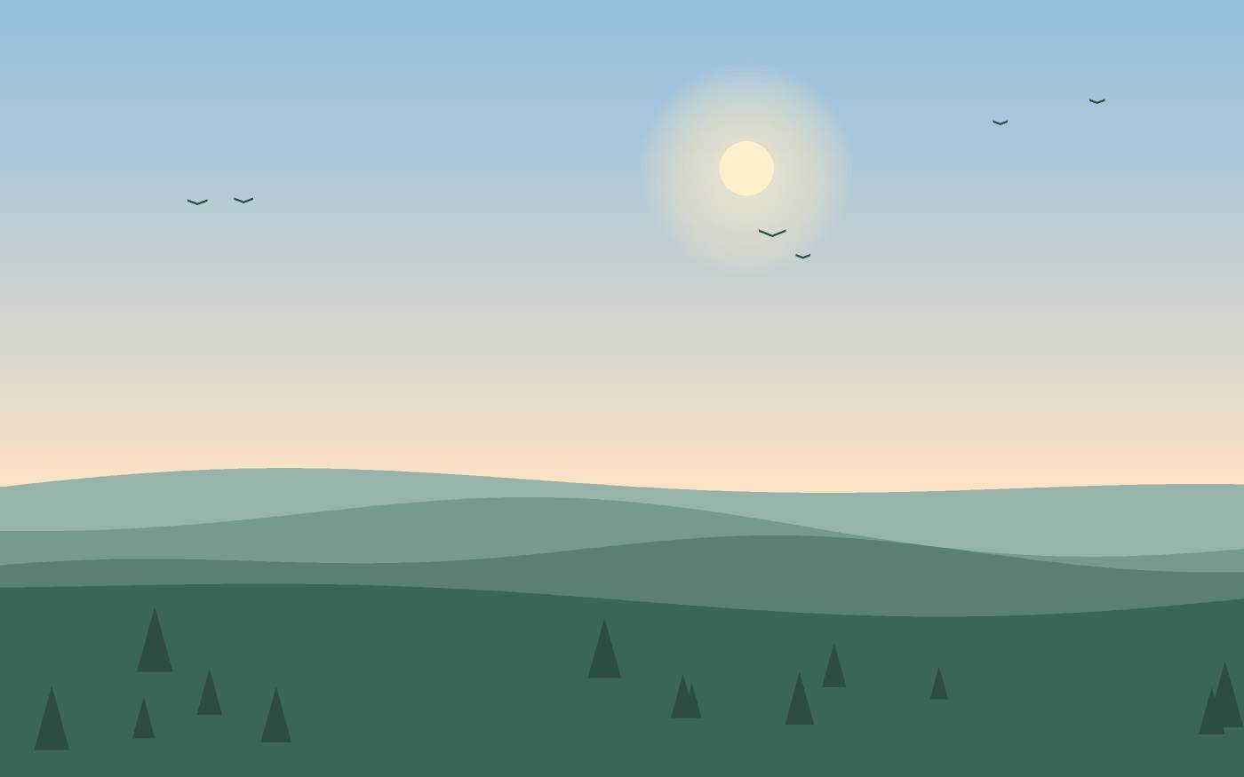 Ilustración de un paisaje