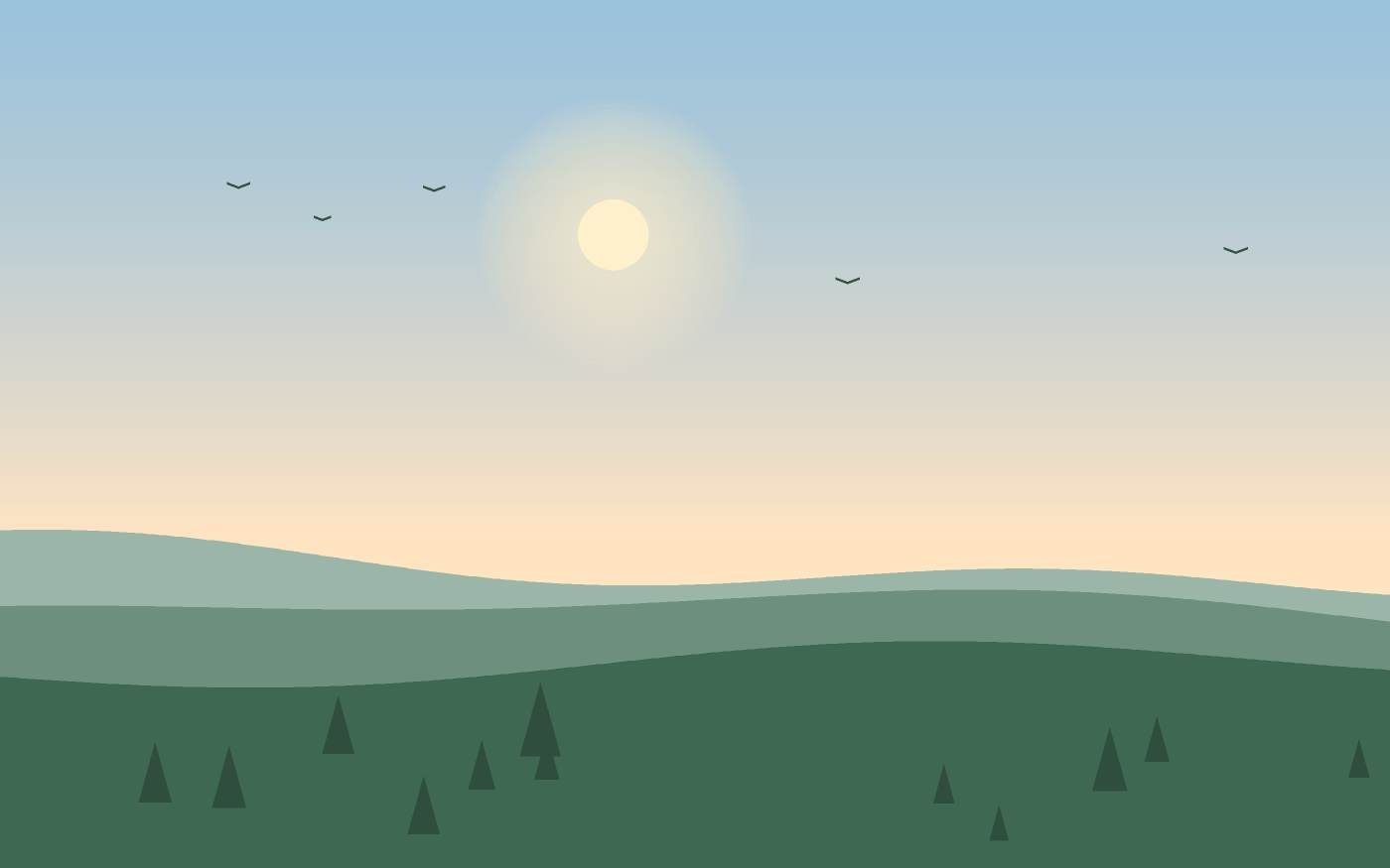 Ilustracja krajobrazu