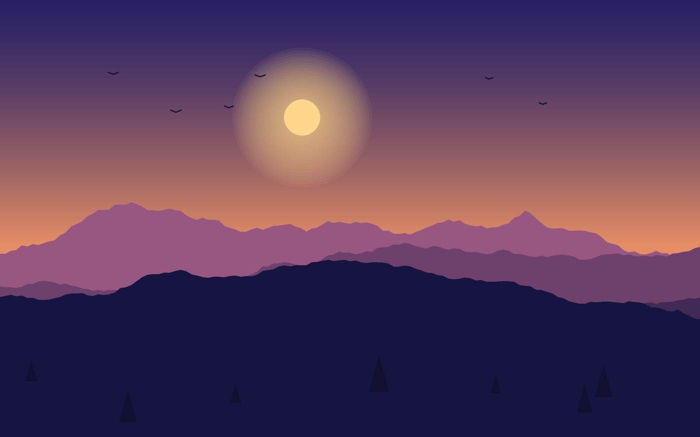 Ilustracja krajobrazu