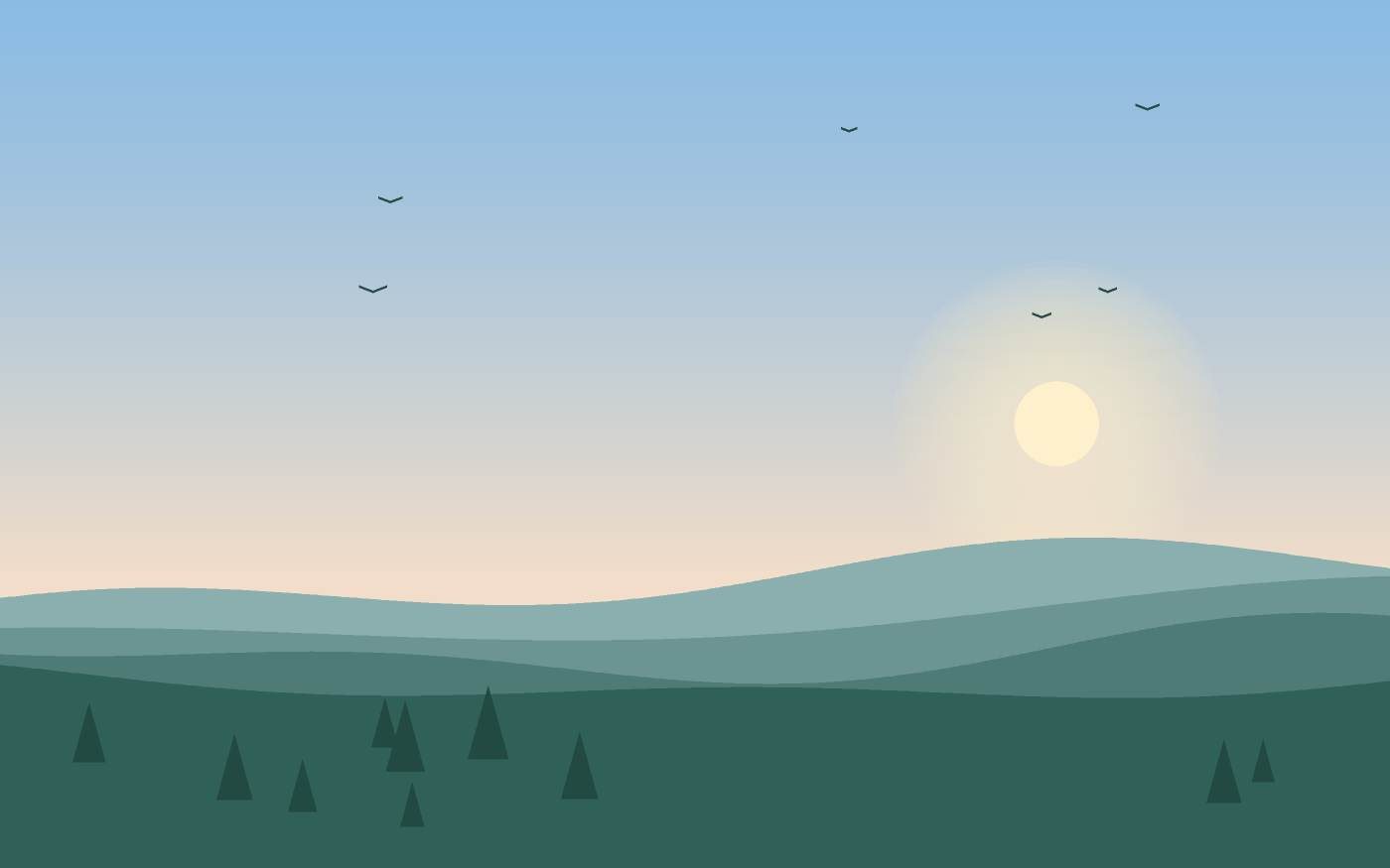 Ilustracja krajobrazu