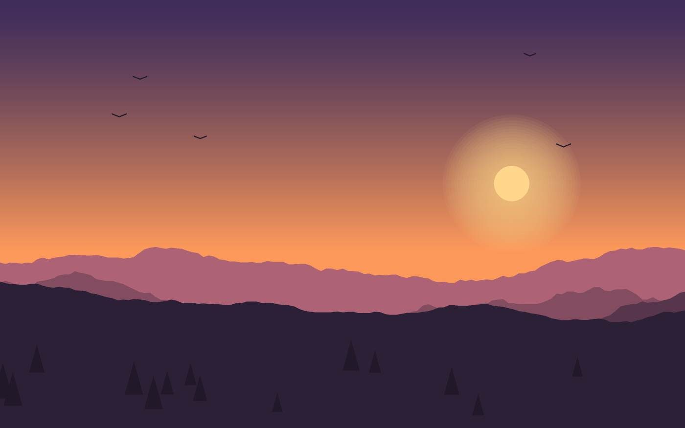 Ilustracja krajobrazu