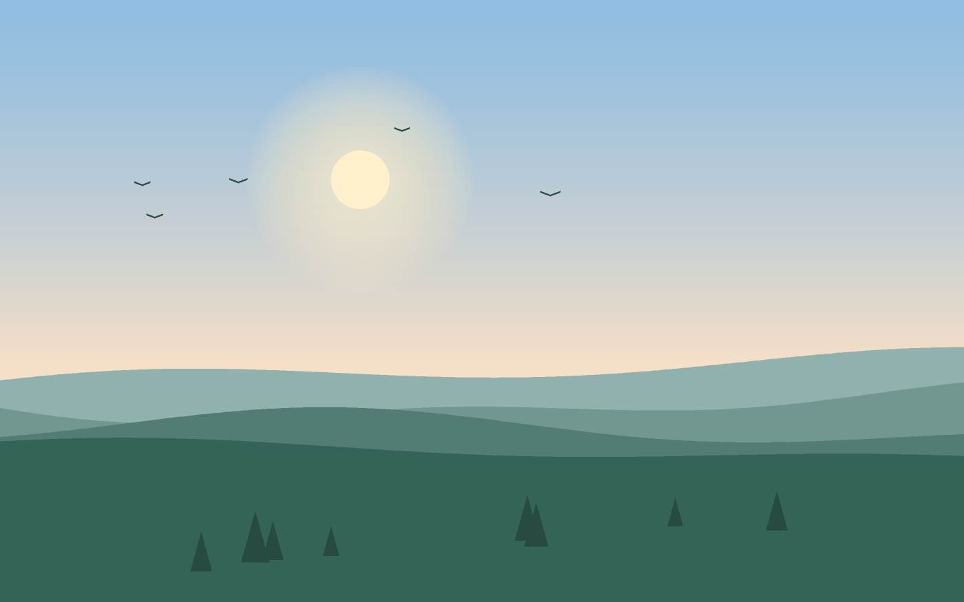 Landskapsillustration